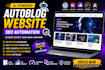 create an ai autoblog website with SEO automation