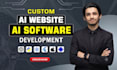 do website development, ai bot, ai website, ai software development