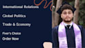 write international relations and political articles