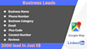 scrape google map data extraction, b2b lead generation