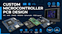 design custom microcontroller pcb using pic, avr, stm32 and rp2040