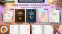 design aesthetic canva journal templates and daily planner