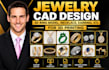 do 3d jewelry cad rings logo pendants necklace for 3d printing stl 3dm rendering