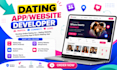 develop online dating app, dating website live streaming app, match making app