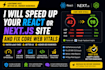 speed up your react or nextjs site and fix core web vitals