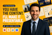 redesign powerpoint and google slides presentations professionally