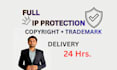 do IP protection, copyright, trademark and dmca takedown