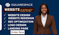 do modern squarespace design or redesign