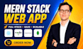 develop mern stack web app development and full stack saas application