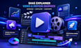 create professional video editing and saas explainer with motion graphic