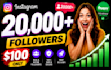 buy 20,000 instagram followers fast