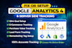 setup google analytics 4, ga4 ecommerce tracking, by GTM