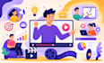 custom 2d video animated explainer, marketing and sales video for you