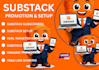 substack promotion substack setup, substack subscribers, substack newsletter