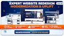 do a modern website redesign and responsive web uplift