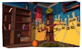 model a small stylized low poly game environment no ai