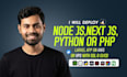 deploy node js next js laravel python app on AWS ec2 vps