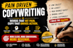 write pain driven copy for your business