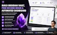 build obsidian vault, pkm second brain and automated dashboard