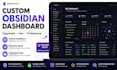 build your custom obsidian dashboard, vault, second brain and pkm