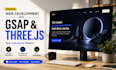 create a premium three js 3d website with gsap interactive animations