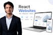 build a responsive react website or frontend web application