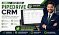setup pipedrive crm, sales pipeline, automation, integrations and workflows