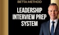 prepare your leadership interview story bank and system