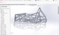 do 3d chassis modeling, cad automotive design, car suspension system,solidworks