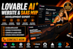 do lovable ai website,supabase,lovable to wordpress saas mvp replit ai bolt