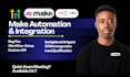 create make com automation, made com, make com, zapier ai automation, make