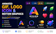 create an animated GIF, logo, icon and motion graphics