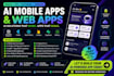 do ai saas ai app creation ai website app developer ai mobile app development
