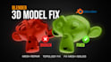 fix your 3d model issue in blender proffesionally