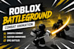 create roblox battleground combat animation