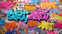 create graffiti pop art canvas designs and murals