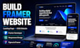 build framer website as framer developer, responsive landing page, cms website