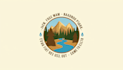 do unique badge emblem national park logo design