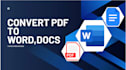 pdf to word conversion and document formatting
