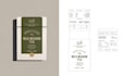 design premium specialty coffee packaging, bag, pouch and label with mockup