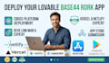 deploy lovable base44 rork app vercel netlify ios android app store capacitor