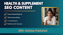 seo optimised content, blog posts and website articles