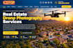design wix drone photography website aerial videography drone services website