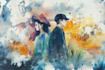 do a watercolor illustration