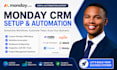 monday CRM monday automation monday com clickup make com project management