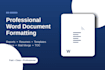 create word, excel and powerpoint templates and formatting