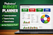 build a custom excel budget template and financial dashboard