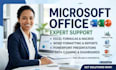 fix excel formulas, format word documents, and automate office tasks