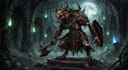 draw a dark horror character or creature design