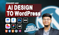 convert figma, v0, or lovable ai design to responsive wordpress website